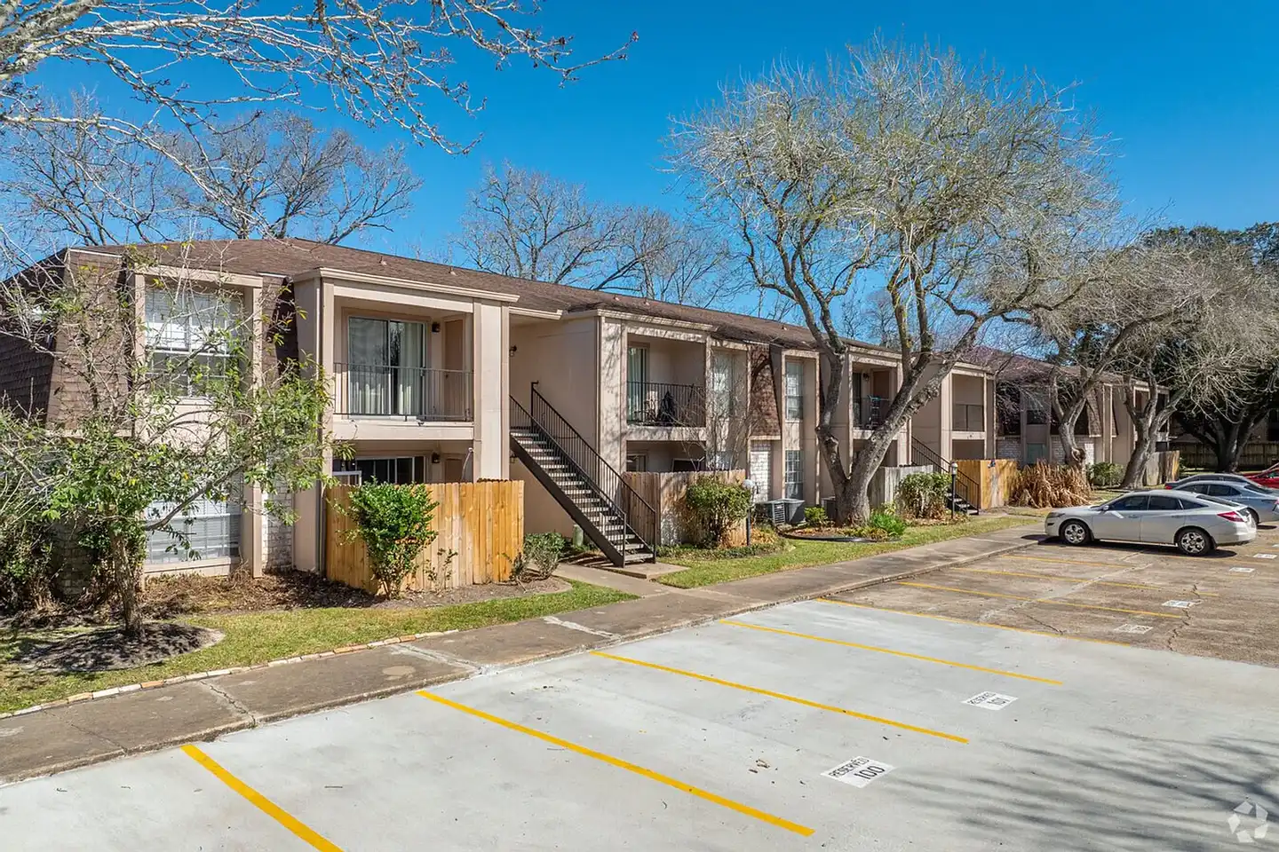 Kimberly House exterior with mature trees